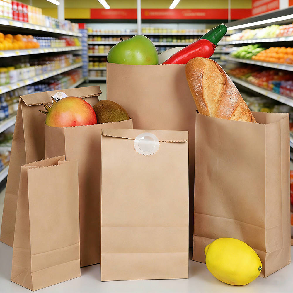 15*28cm Supermarket Vegetable and Fruit Paper Bag