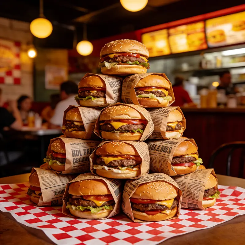 38*28cm Hamburger Paper