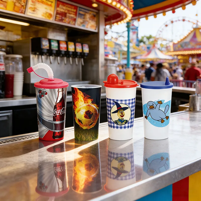 500ml Printing Plastic Cup