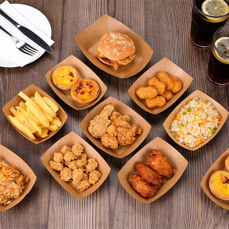 Snack Kraft Boat Tray